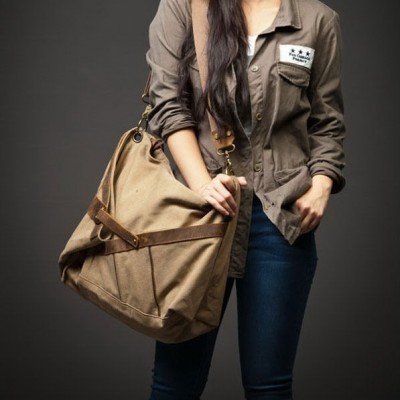 KA9 MESSENGER VINTAGE™  Vintage Canvas Leder tasche schultertasche